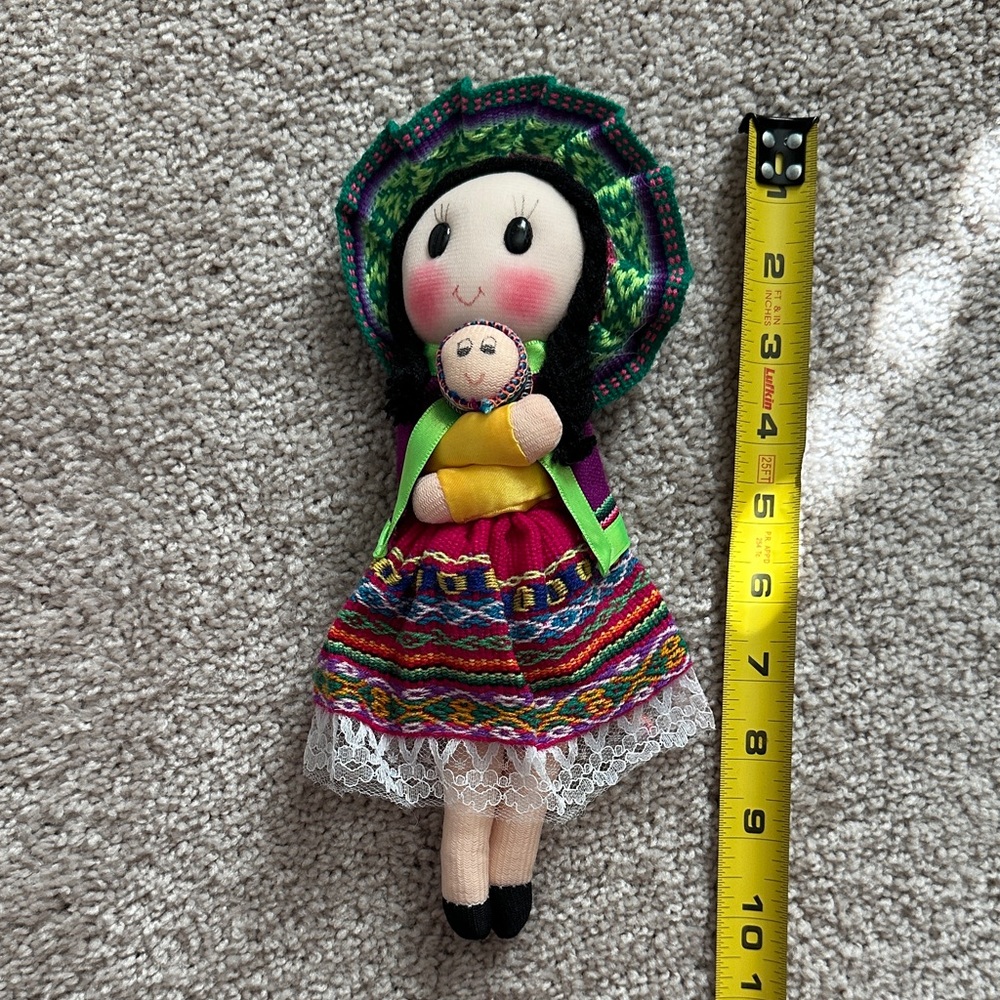 Handmade Traditional Mexican Rag doll